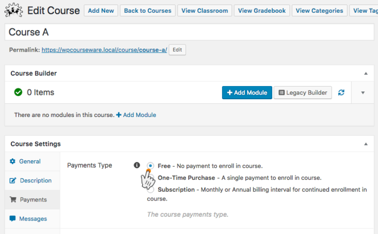 WP Courseware monetize